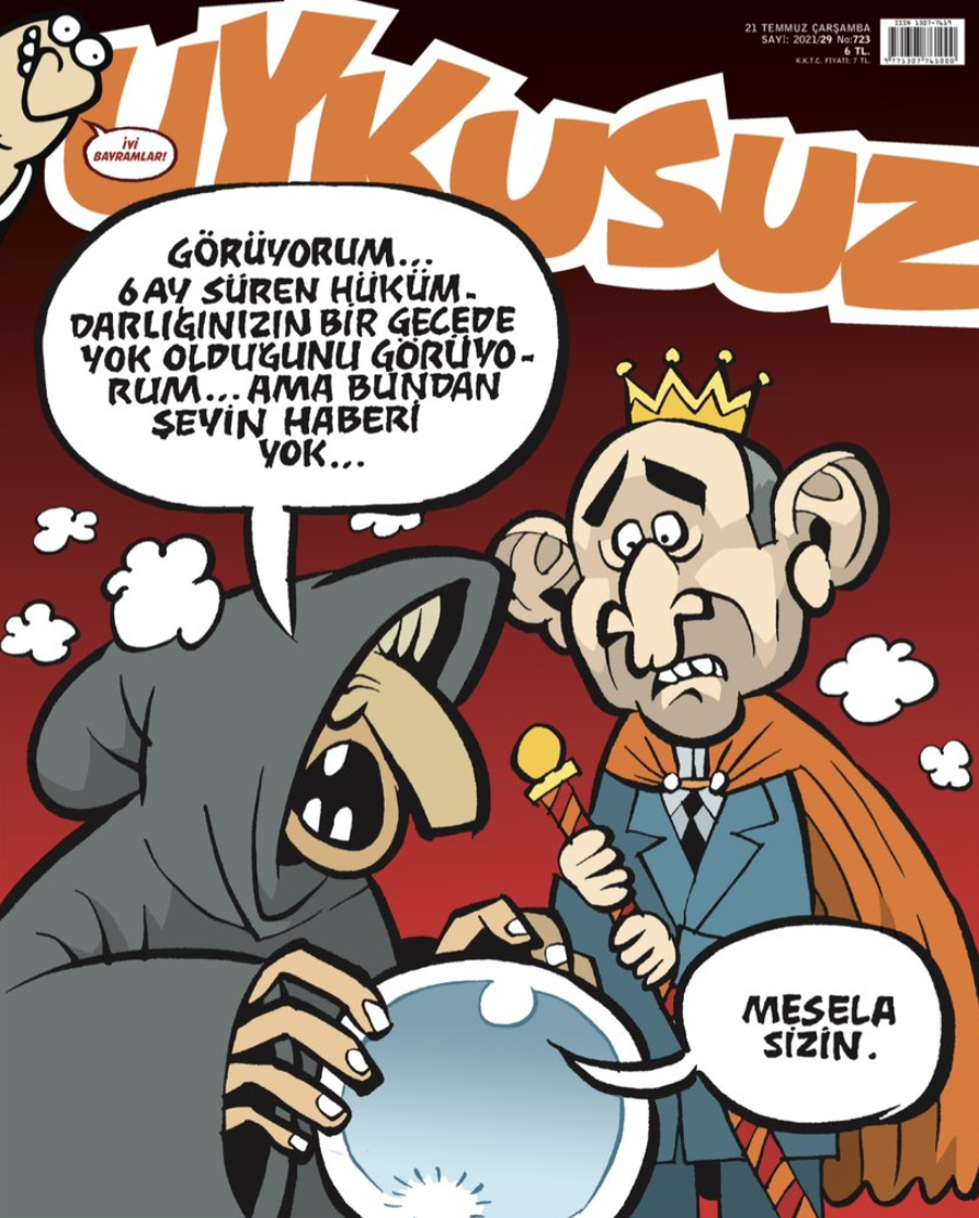 Uykusuz'dan Melih Bulu kapağı - Resim : 1