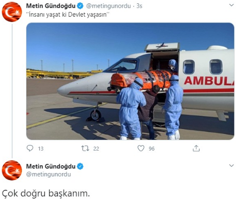 Kendi tweetini cevaplayan AKP'li vekilden açıklama - Resim : 1