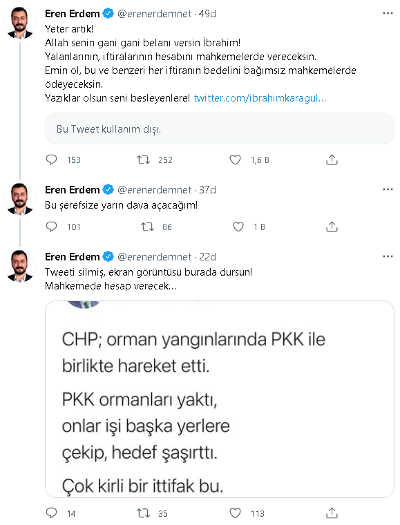 İktidara yakın isimden skandal 'yangın' tweeti - Resim : 3