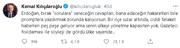 Kılıçdaroğlu'ndan Erdoğan'a: Bana edeceğin hakaretleri bile promptera yazdırmak zorunda kalıyorsun - Resim : 1