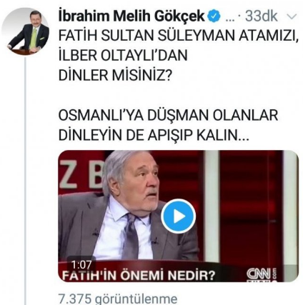 Melih Gökçek padişahları karıştırdı - Resim : 1