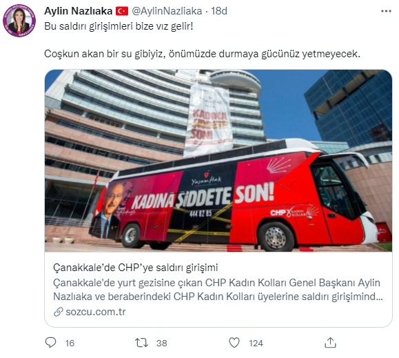 CHP'li heyete &Ccedil;anakkale'de saldırı girişimi: Arabayla ezmeye &ccedil;alıştılar - Resim : 1