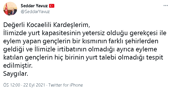 Valiliğin '&ouml;ğrencilerin yurt talebi olmadı' s&ouml;zlerine &ouml;ğrencilerden flaş yanıt&nbsp; - Resim : 1