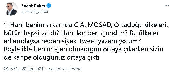 Sedat Peker: Hani ben ajandım?  - Resim : 1