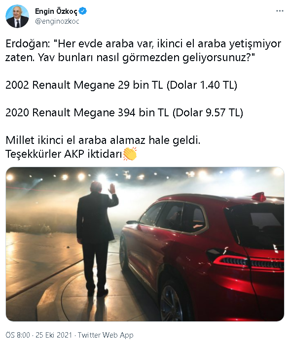 Erdoğan, 'Her evde araba var' demişti... CHP'den jet yanıt - Resim : 1