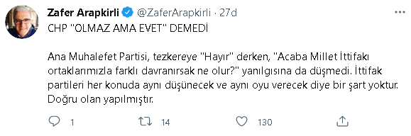 Zafer Arapkirli, tezkereye 'hayır' diyen CHP'nin tutumunu değerlendirdi - Resim : 4