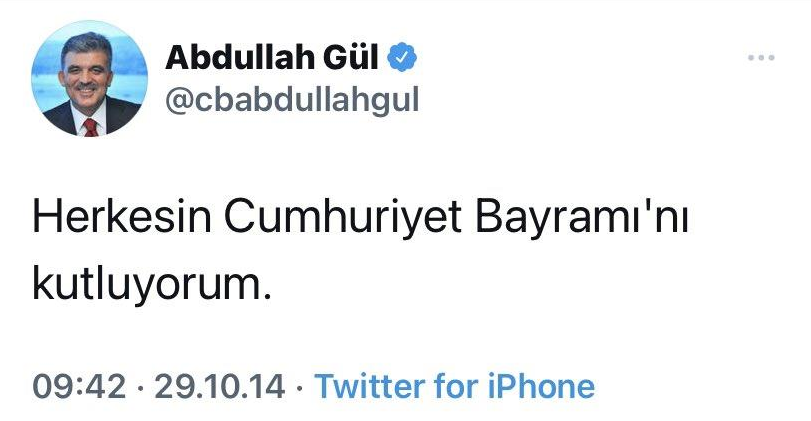 Abdullah Gül'ün Cumhuriyet Bayramı mesajı dikkat çekti - Resim : 3