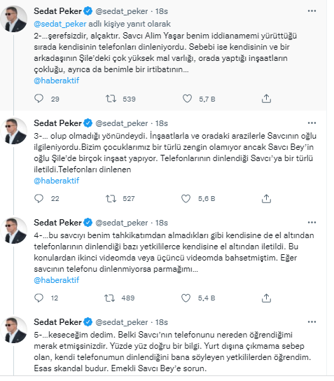 Sedat Peker yayınladığı videoya dikkat çekti: O iddialara tepki gösterdi - Resim : 2