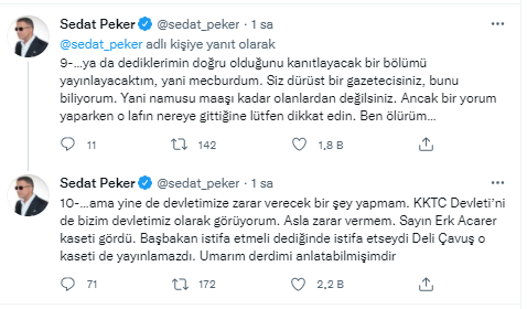 Sedat Peker: Mezara gitmeyi şeref sayarım! - Resim : 3