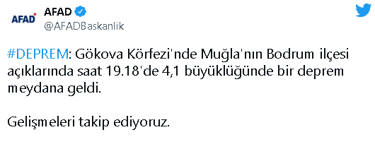 Muğla açıklarında korkutan deprem - Resim : 1