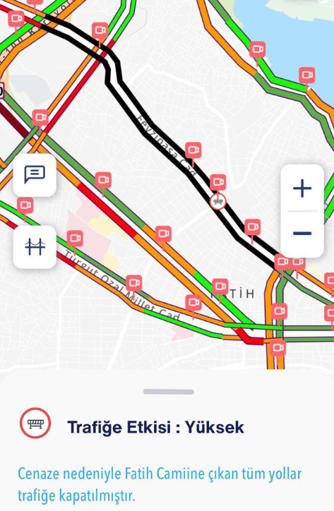 Tarikatçı cenazesi trafiği kilitledi - Resim : 2