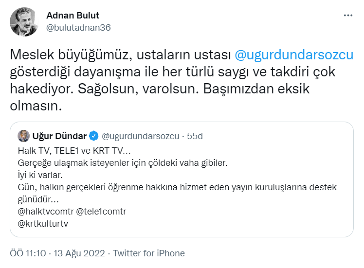 Usta gazeteci Uğur Dündar'dan bağımsız medyaya destek  - Resim : 2