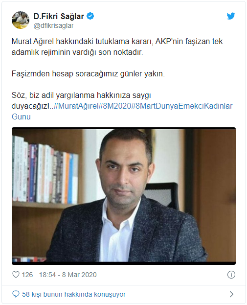 Murat Ağırel’in tutuklanmasına sosyal medyadan büyük tepki - Resim : 3