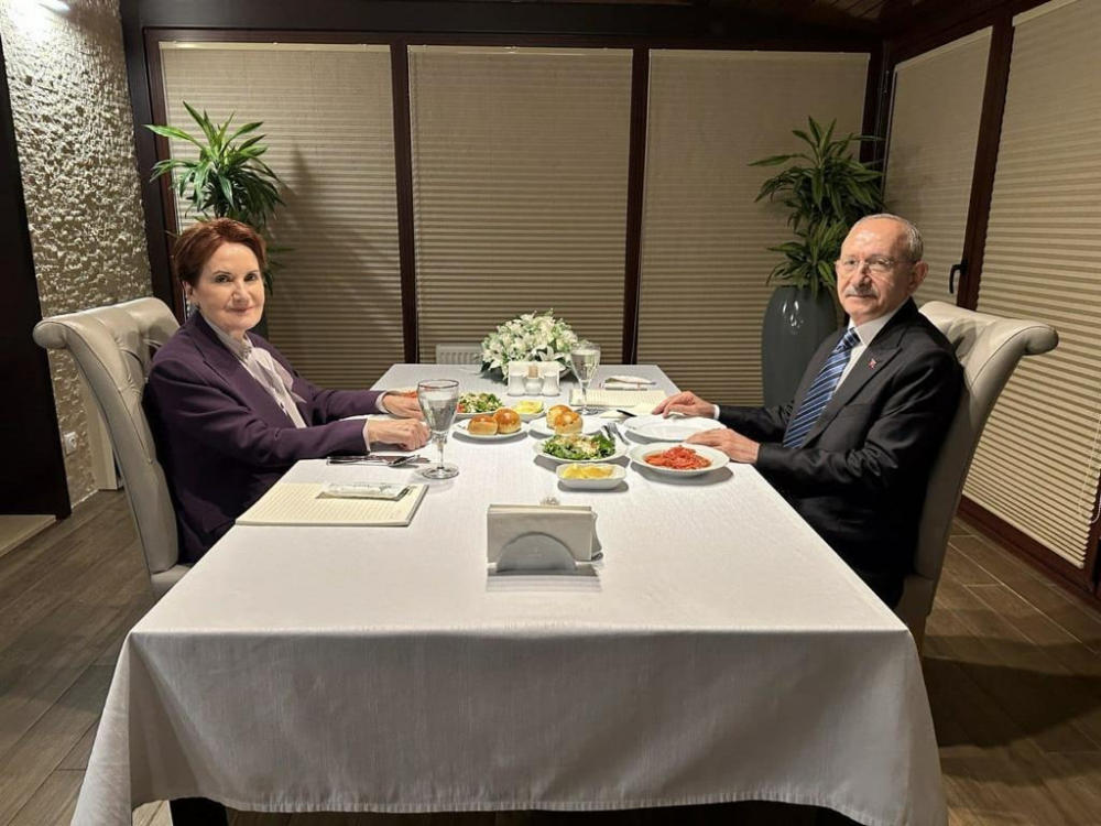 Kılıçdaroğlu ile Akşener, Altılı Masa'nın ilk kez toplandığı yerde bir araya geldi - Resim : 1