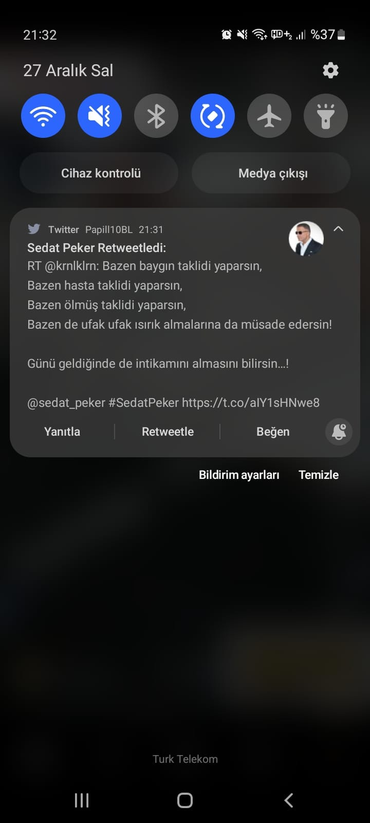 Sedat Peker sessizliğini bozdu, gözdağı verdi - Resim : 2