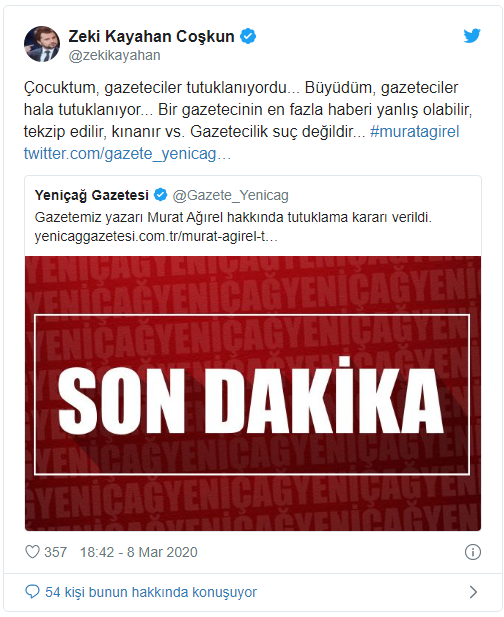 Murat Ağırel’in tutuklanmasına sosyal medyadan büyük tepki - Resim : 4