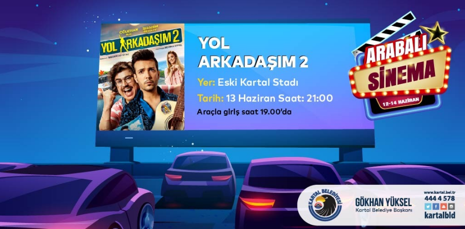 Kartal Belediyesi’nden arabalı sinema nostaljisi - Resim : 1