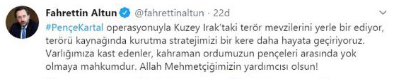 Altun'dan 'Pençe-Kartal' açıklaması - Resim : 1