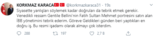 Cumhurbaşkanlığından İmamoğlu'na tebrik - Resim : 1