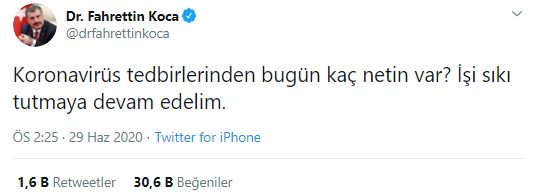 Fahrettin Koca'dan YKS göndermeli tedbir paylaşımı - Resim : 1