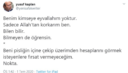 Yeni Şafak yazarı Yusuf Kaplan, bir tweet daha sildi - Resim : 2