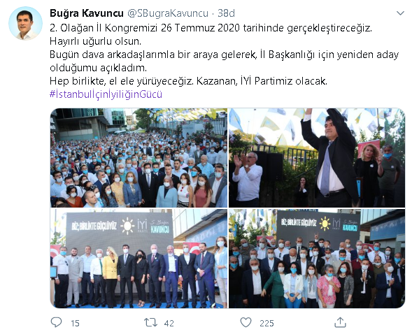 İYİ Parti İstanbul İl Başkanı Buğra Kavuncu yeniden aday - Resim : 1