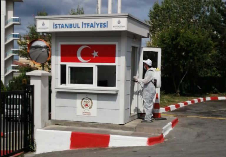 Kartal Belediyesi&rsquo;nden İtfaiye merkezlerine dezenfekte hizmeti - Resim : 1