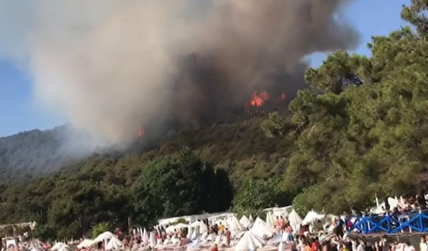 Heybeliada'da korkutan yangın - Resim : 1