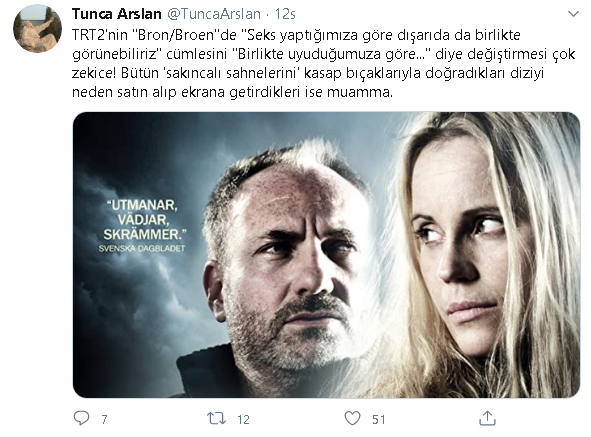 TRT 2'den 'Bron/Broen' dizisine ilginç sansür - Resim : 1