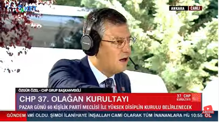 KRT'nin deneyimli ekibi tam kadro CHP kurultayını izliyor - Resim : 4