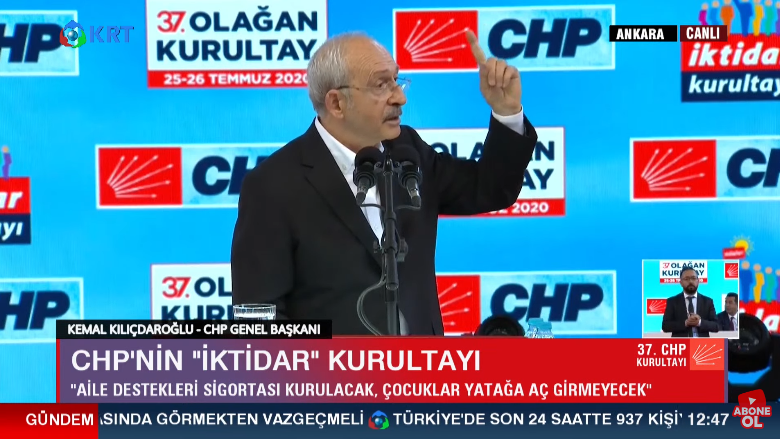 KRT'nin deneyimli ekibi tam kadro CHP kurultayını izliyor - Resim : 6