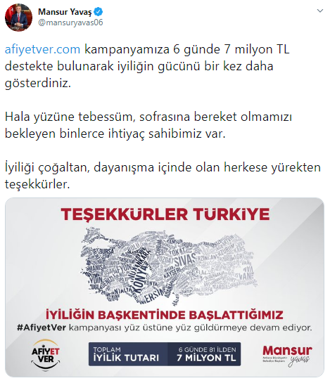 Mansur Yavaş'ın kampanyasına 6 günde rekor destek - Resim : 1