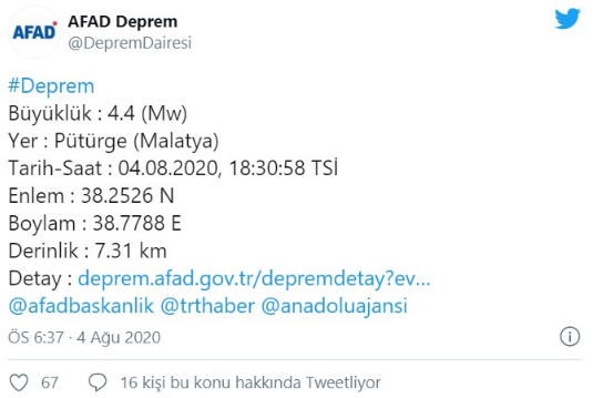 Malatya'da sarsıntılar sürüyor - Resim : 1