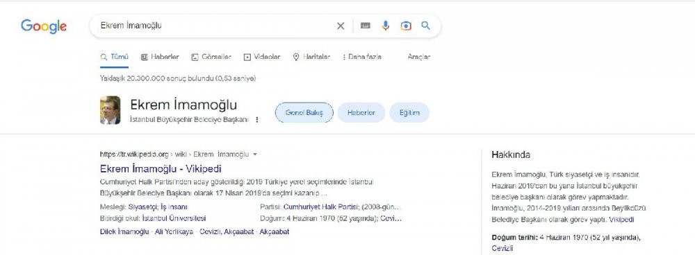 Google skandal 'İmamoğlu' hatasını düzeltti - Resim : 2