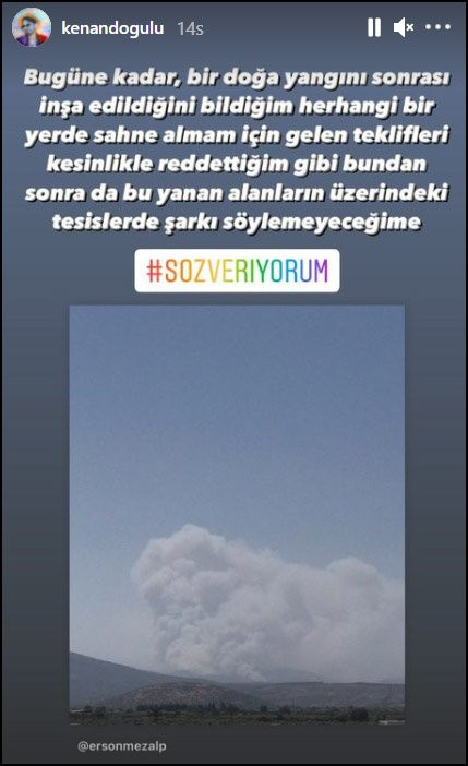 Kenan Doğulu: Yanan bölgelere yapılan otellerde bu zamana kadar sahne almadım, bu saatten sonra da almayacağım - Resim : 1