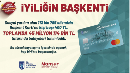 Mansur Yavaş açıklamıştı: Sosyal yardım ödemeleri başladı - Resim : 1