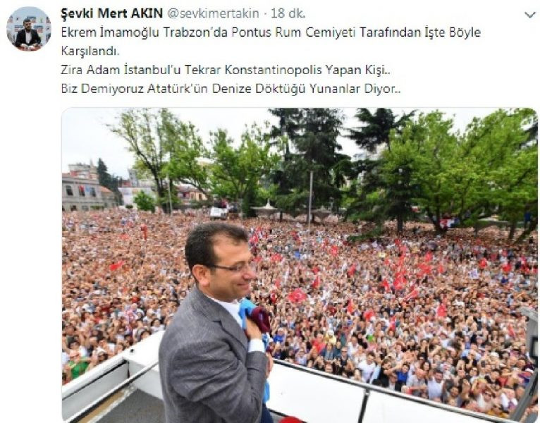 AKP'li Başkan'dan Ekrem İmamoğlu'nun Trabzon ziyareti için provokasyon kokan sözler - Resim : 1