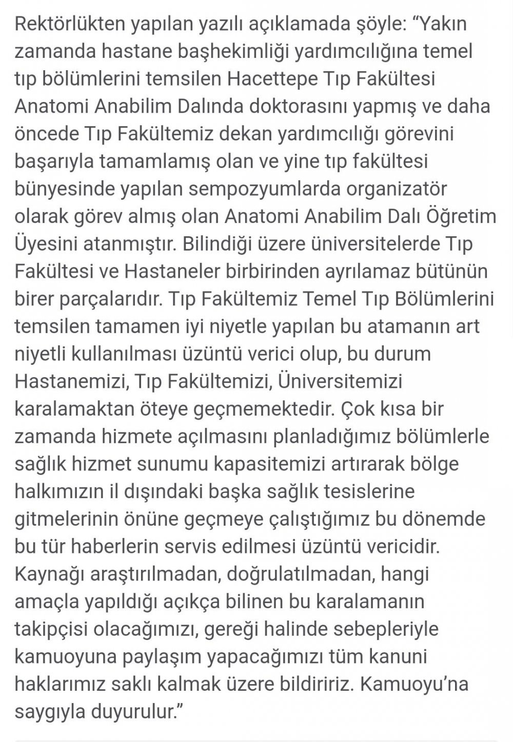 Tıp fakültesi hastanesine veterineri başhekim olarak atadılar - Resim : 3