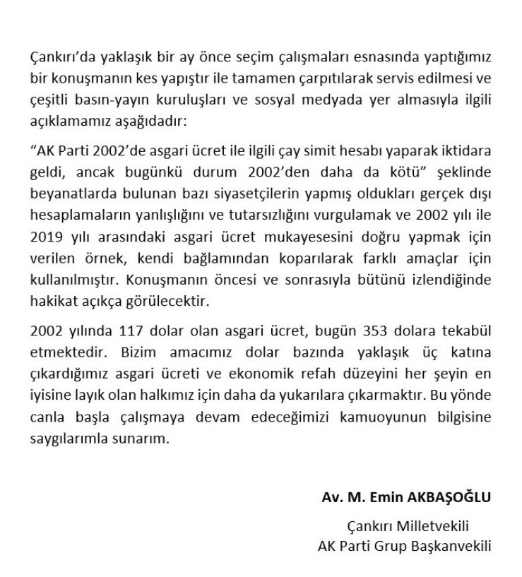 Çay simit hesabı yapıp asgari ücretliye para biriktirten AKP'li isimden yeni inciler - Resim : 1