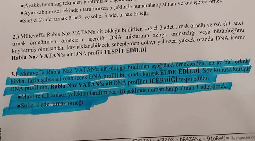 Rabia Naz Vatan’ın ölümünde dikkat çeken şüphe! - Resim : 1