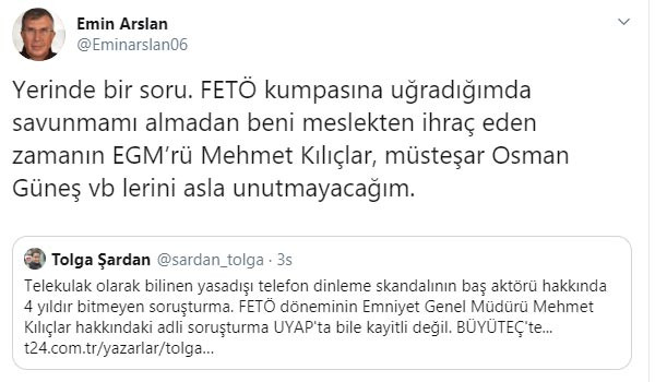 FET&Ouml;'n&uuml;n mağdur ettiği eski Emniyet Genel M&uuml;d&uuml;r Yardımcısı o isimleri ifşa etti - Resim : 1