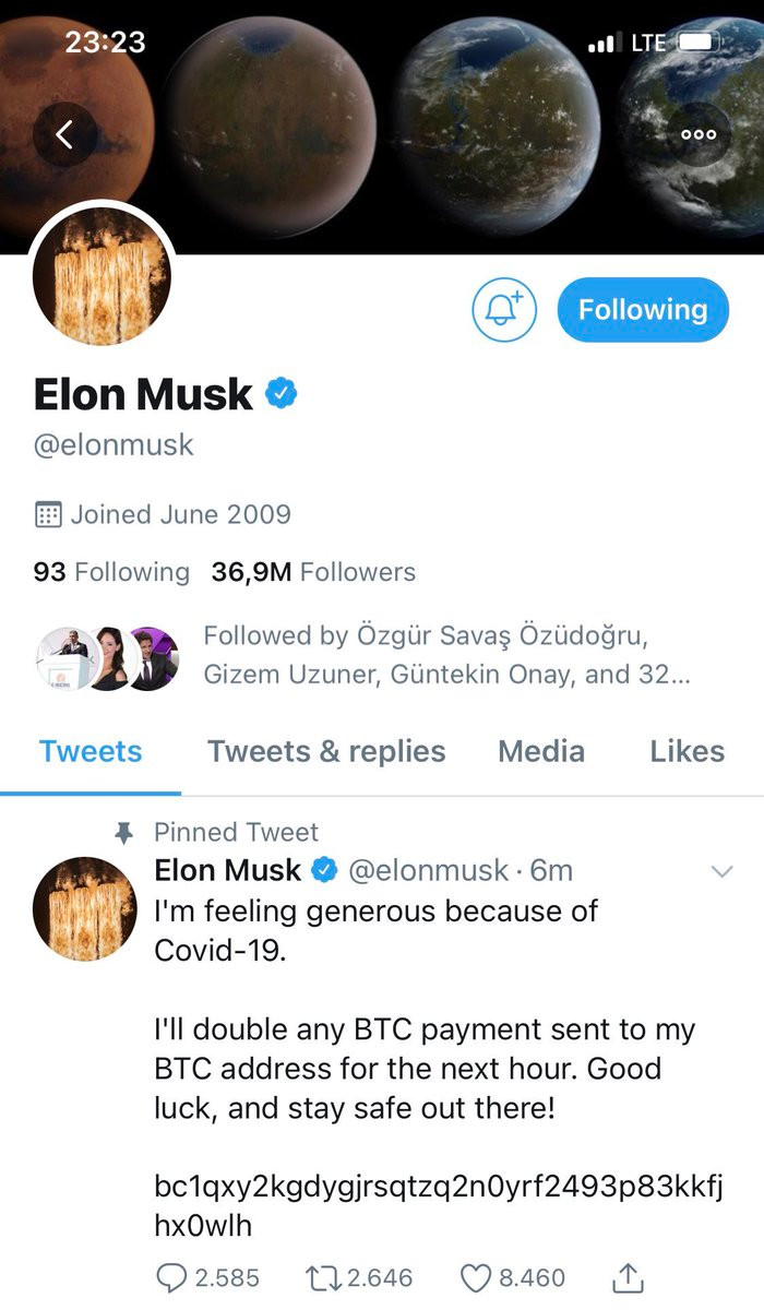 Elon Musk ve Bill Gates gibi isimlerin Twitter hesapları hacklendi  - Resim : 6