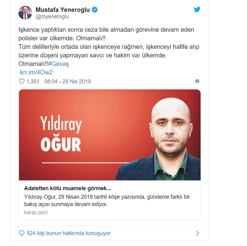 AKP'li vekil: İşkence yaptıktan sonra görevine devam eden polisler var ülkemde  - Resim : 1