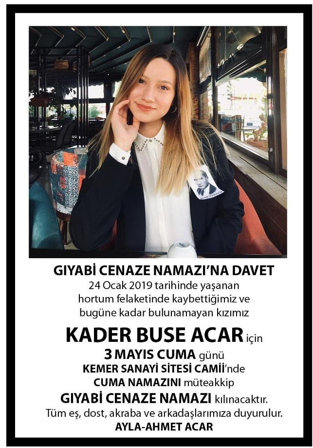 Kayıp Buse için acı davet - Resim : 1