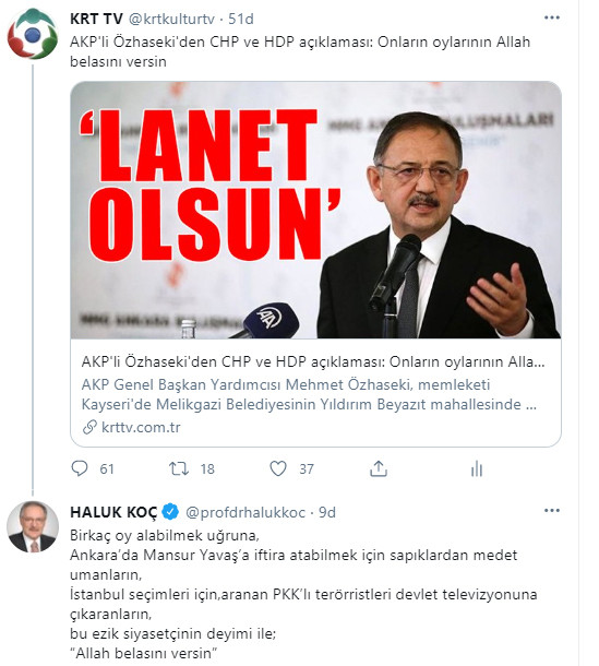 CHP'li Koç, AKP'li Özhaseki'ye öyle bir yanıt verdi ki... - Resim : 1