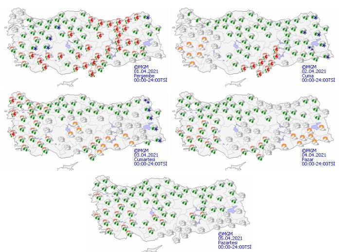 Yağışlar ne kadar sürecek? İşte Meteoroloji raporu... - Resim : 1