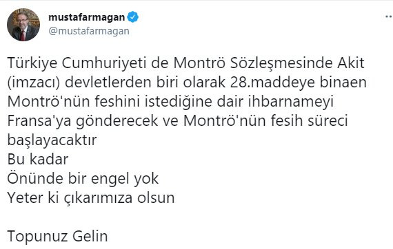 AKP'nin 'tarihçisi' Mustafa Armağan: Montrö'nün fesih süreci başlayacaktır - Resim : 1