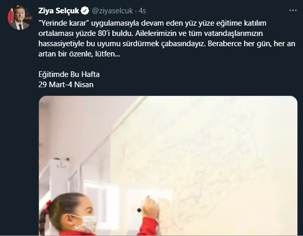 Ziya Selçuk'tan flaş yüz yüze eğitim açıklaması - Resim : 1