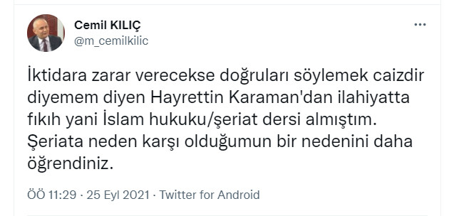 Hayrettin Karaman'ın fetvası ifşa oldu, ortalık karıştı - Resim : 1