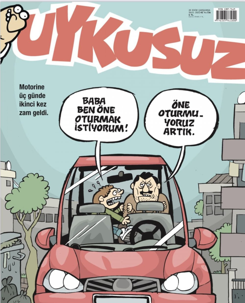 Uykusuz'dan bomba 'motorin zammı' kapağı - Resim : 1